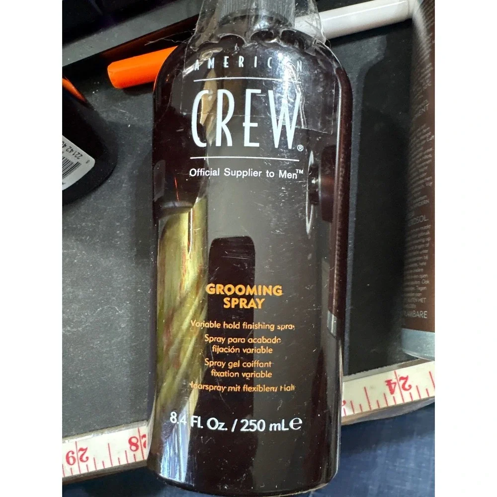 American Crew Grooming Spray 8.4oz and Techseries Texture Foam 6.7oz Styling Set